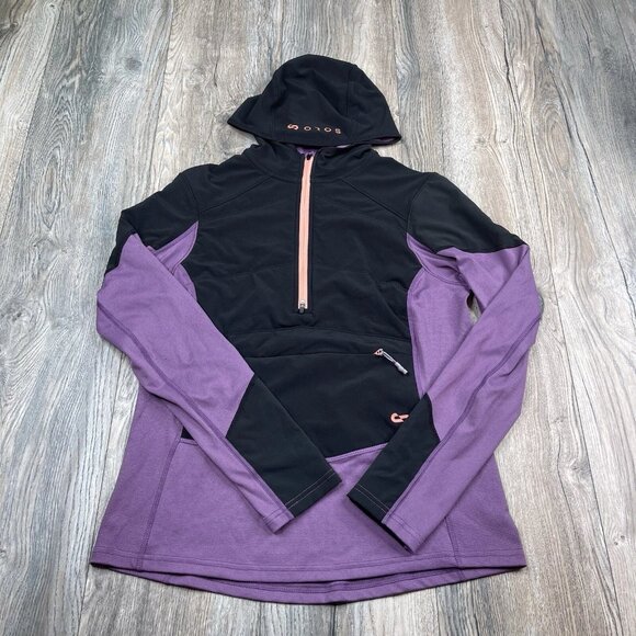 Oros Solarcore Rubber Insulated Nebula Purple 1/4 Zip Pullover Jacket Women’s S - Picture 1 of 13